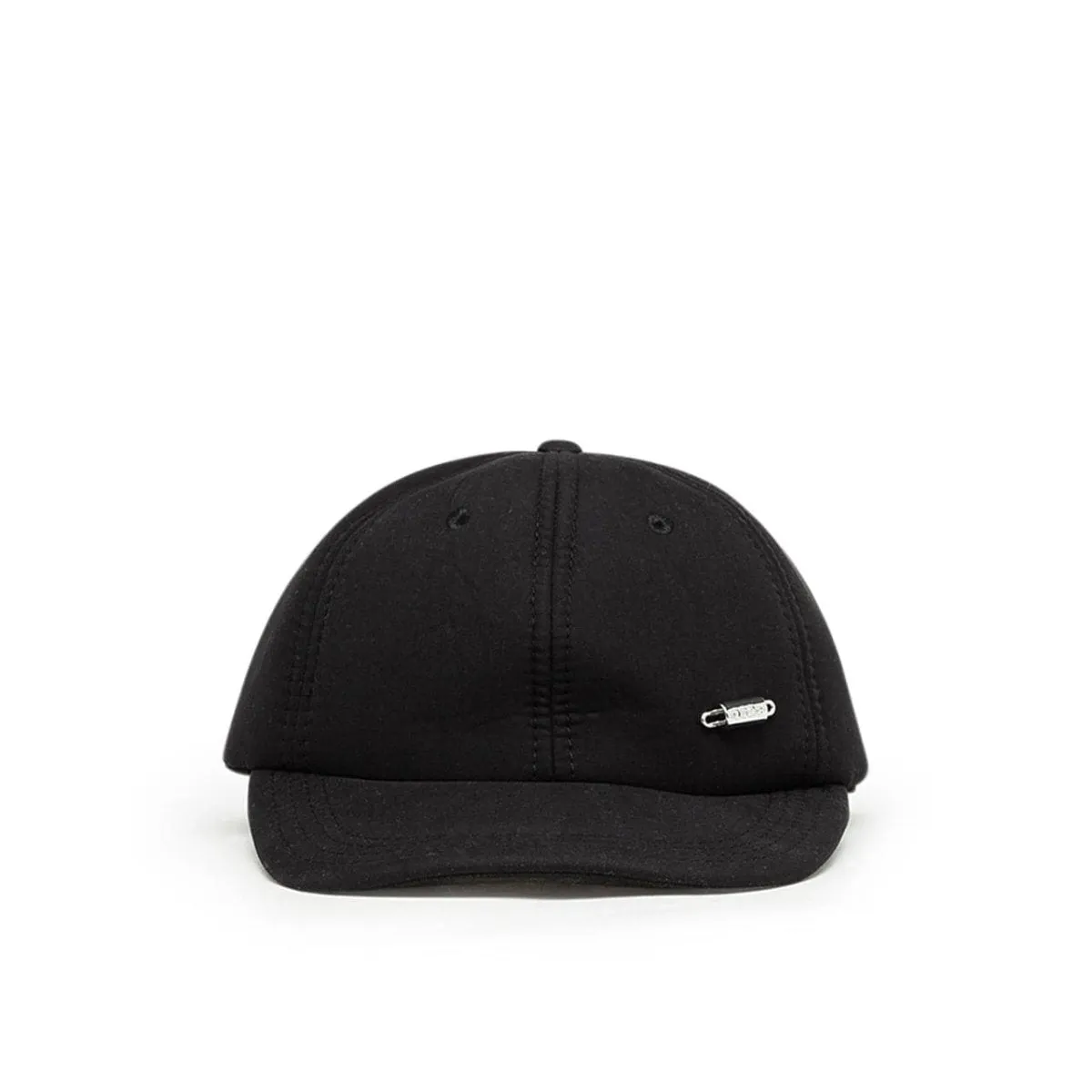 032c Metal Detail Padded Cap (Schwarz)