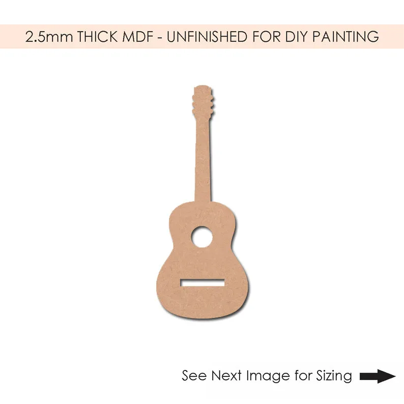 Acoustic Guitar MDF Cutout