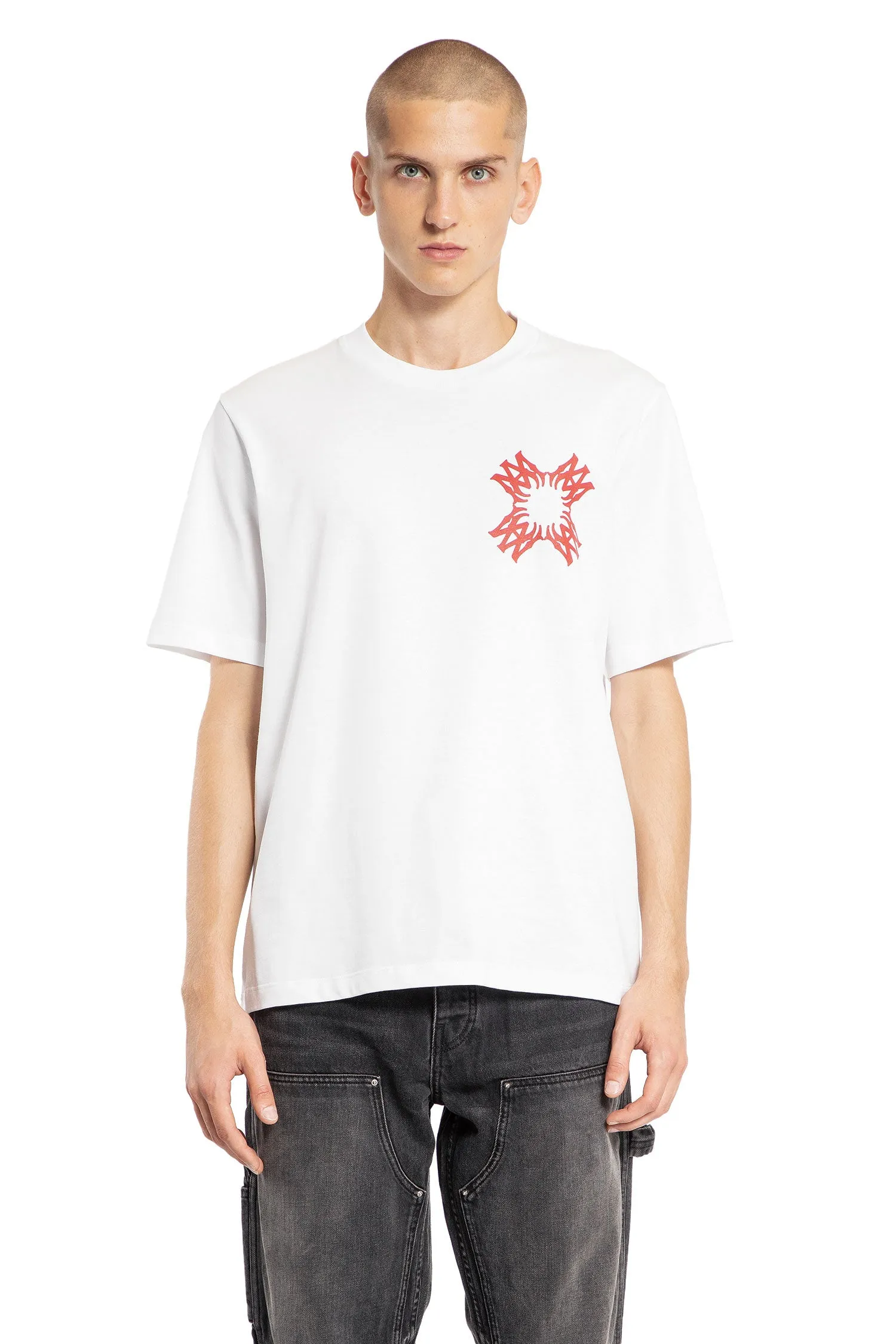 AMIRI MAN WHITE T-SHIRTS & TANK TOPS