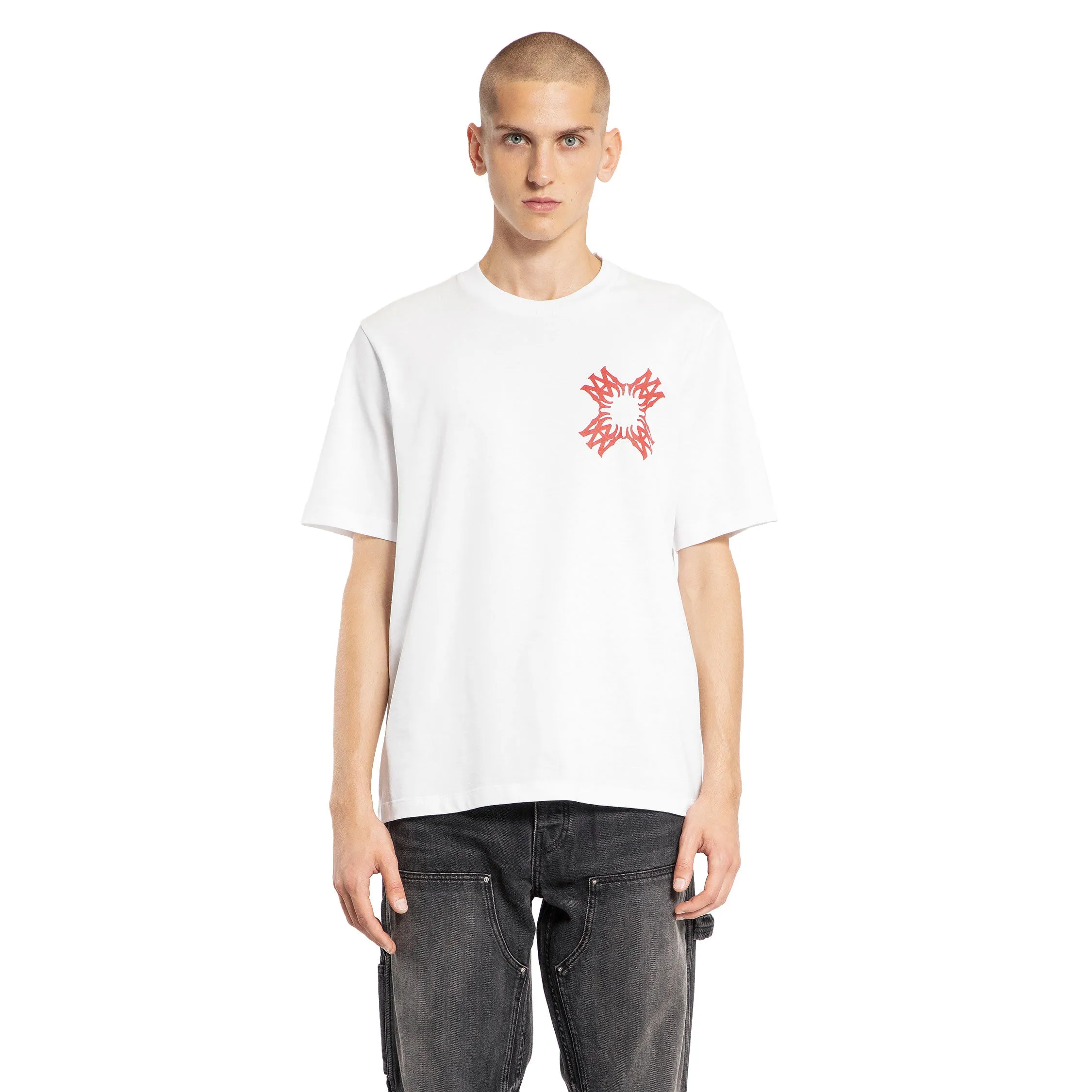 AMIRI MAN WHITE T-SHIRTS & TANK TOPS