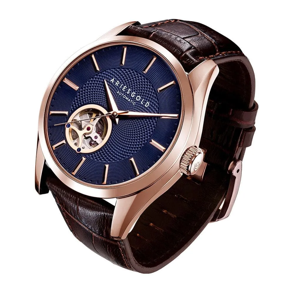 ARIES GOLD INSPIRA G 9022 RG-BU MEN'S WATCH