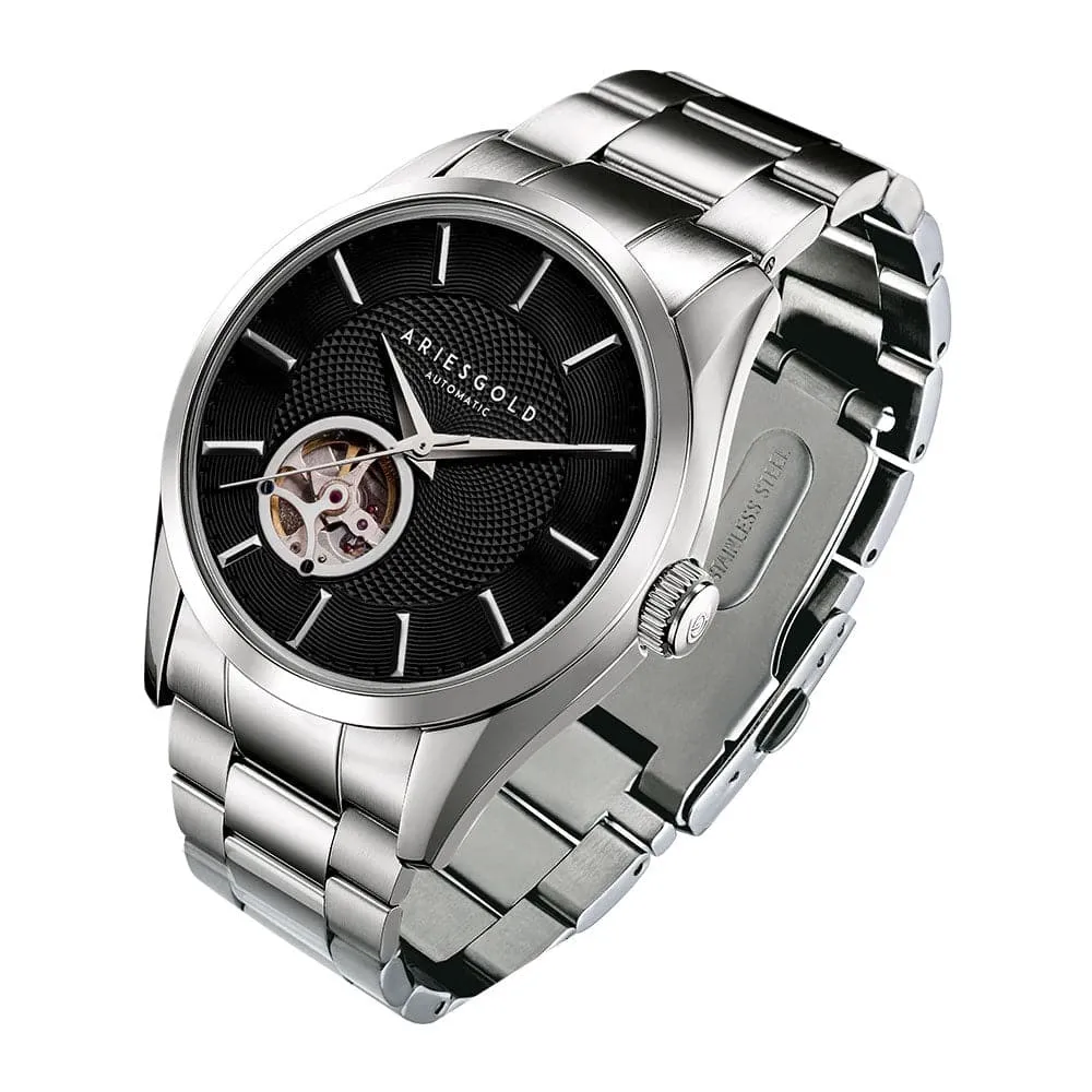 ARIES GOLD INSPIRA G 9022 S-BK MEN'S WATCH