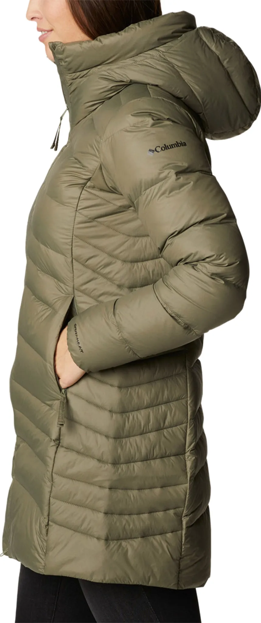 Autumn Park Down Hooded Mid Jacket - Women's|-|Manteau à capuchon mi-long en duvet Autumn Park - Femme