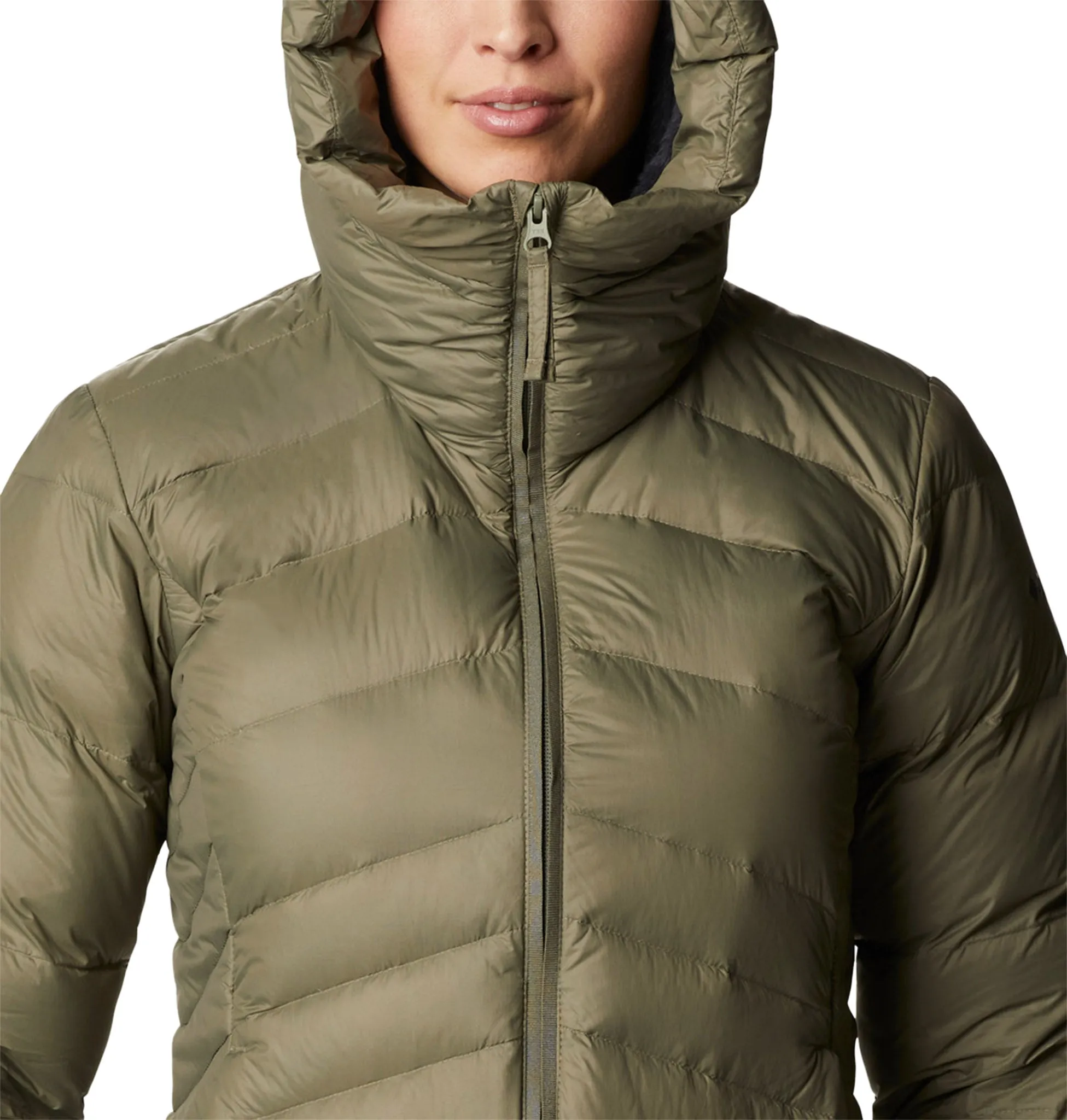 Autumn Park Down Hooded Mid Jacket - Women's|-|Manteau à capuchon mi-long en duvet Autumn Park - Femme