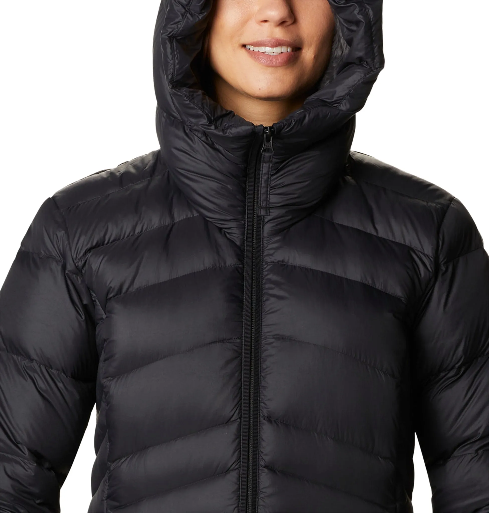 Autumn Park Down Hooded Mid Jacket - Women's|-|Manteau à capuchon mi-long en duvet Autumn Park - Femme