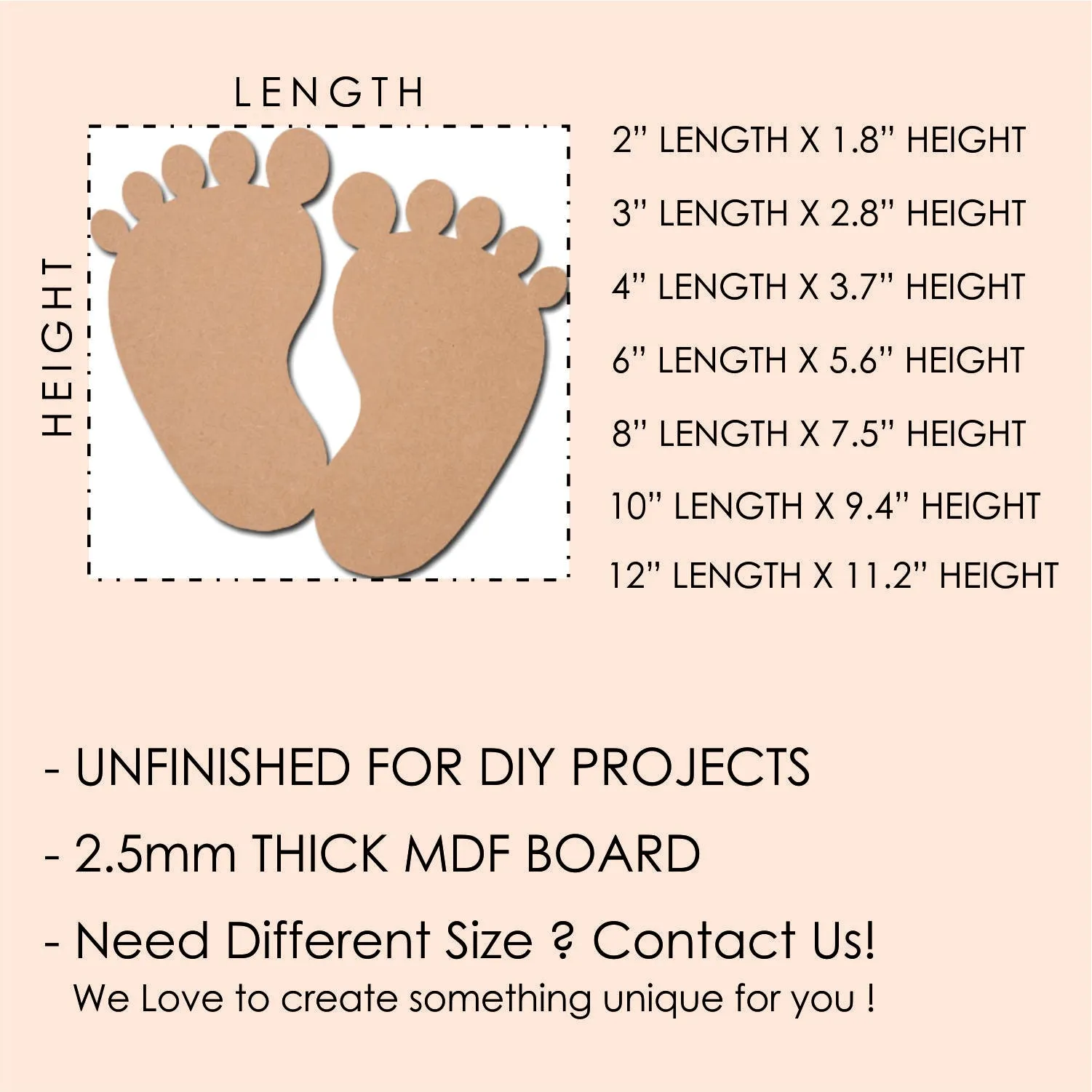 Baby Feet Pair