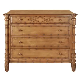 Bamboo Four Drawer Chest