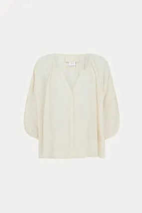 Bisque Nira Peasant Blouse