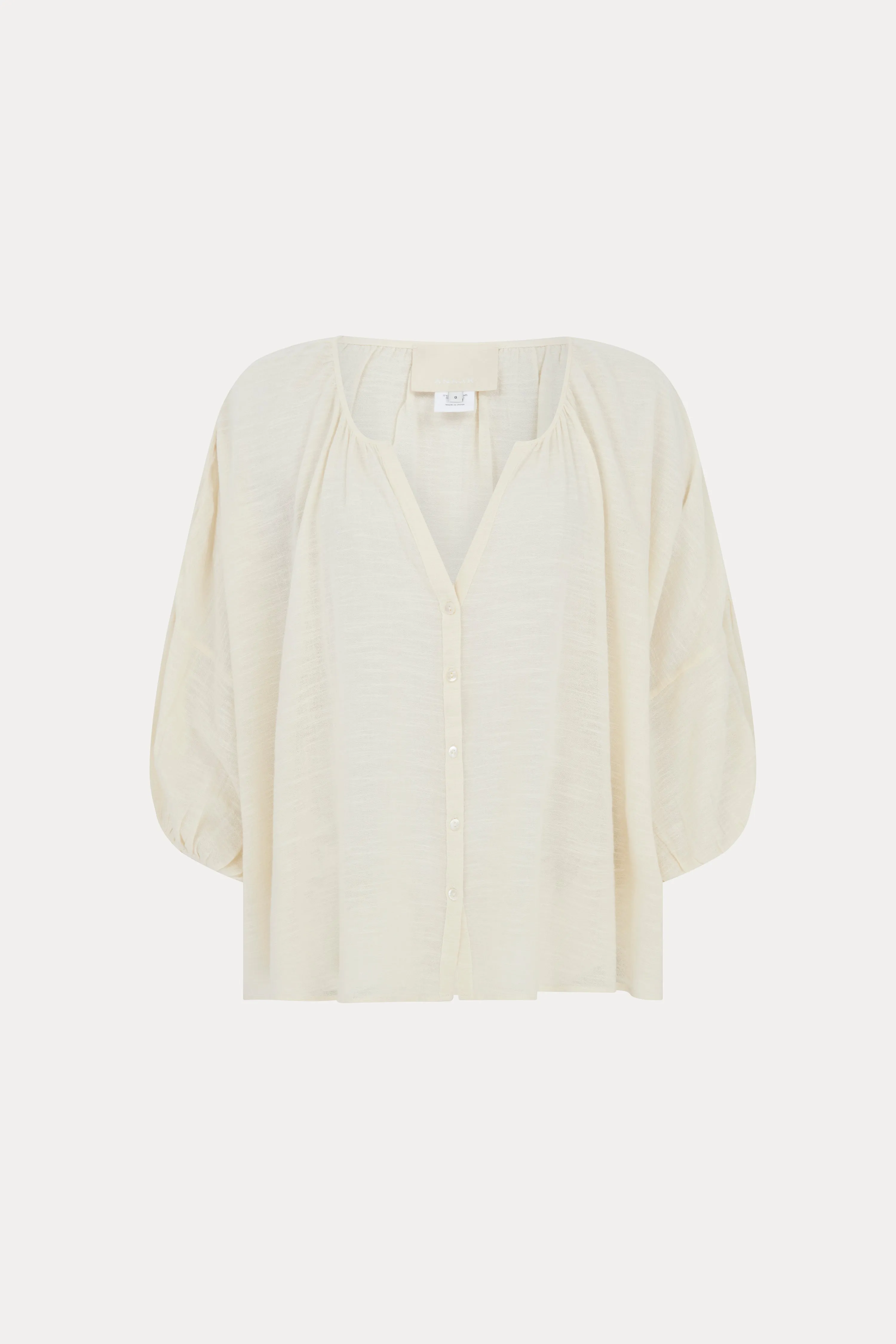 Bisque Nira Peasant Blouse