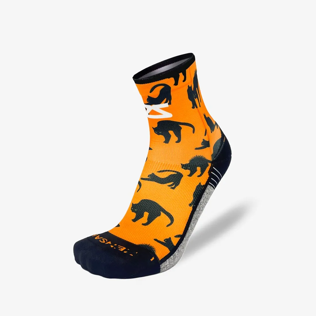 Black Cats Socks (Mini-Crew)