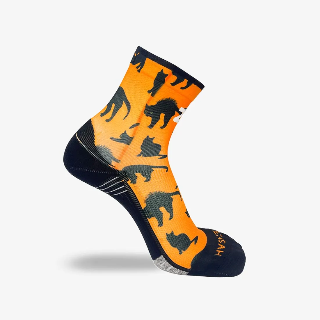 Black Cats Socks (Mini-Crew)