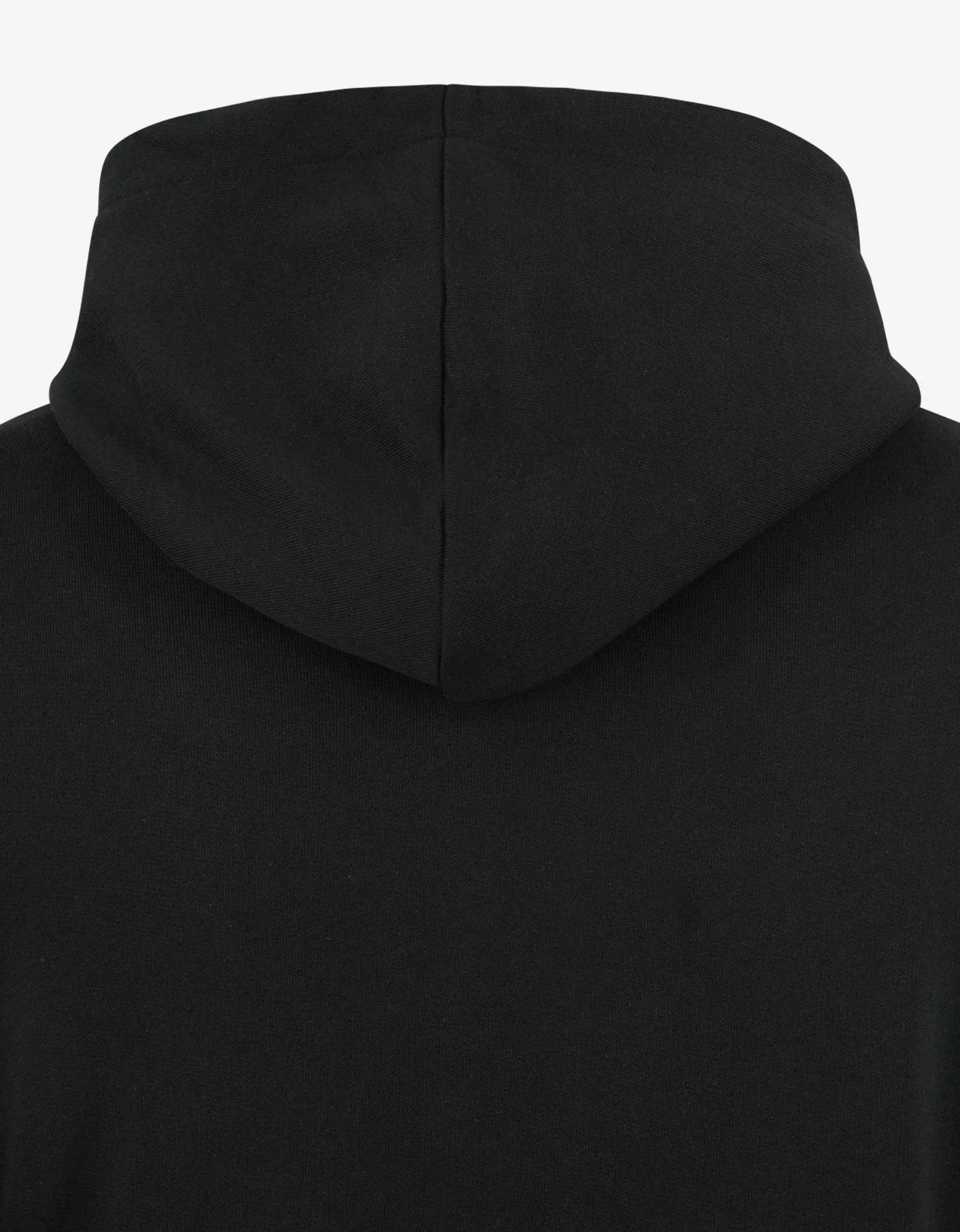 Black Colourful Logos Print Hoodie -