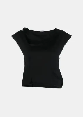 Black Cut-Out Tank Top