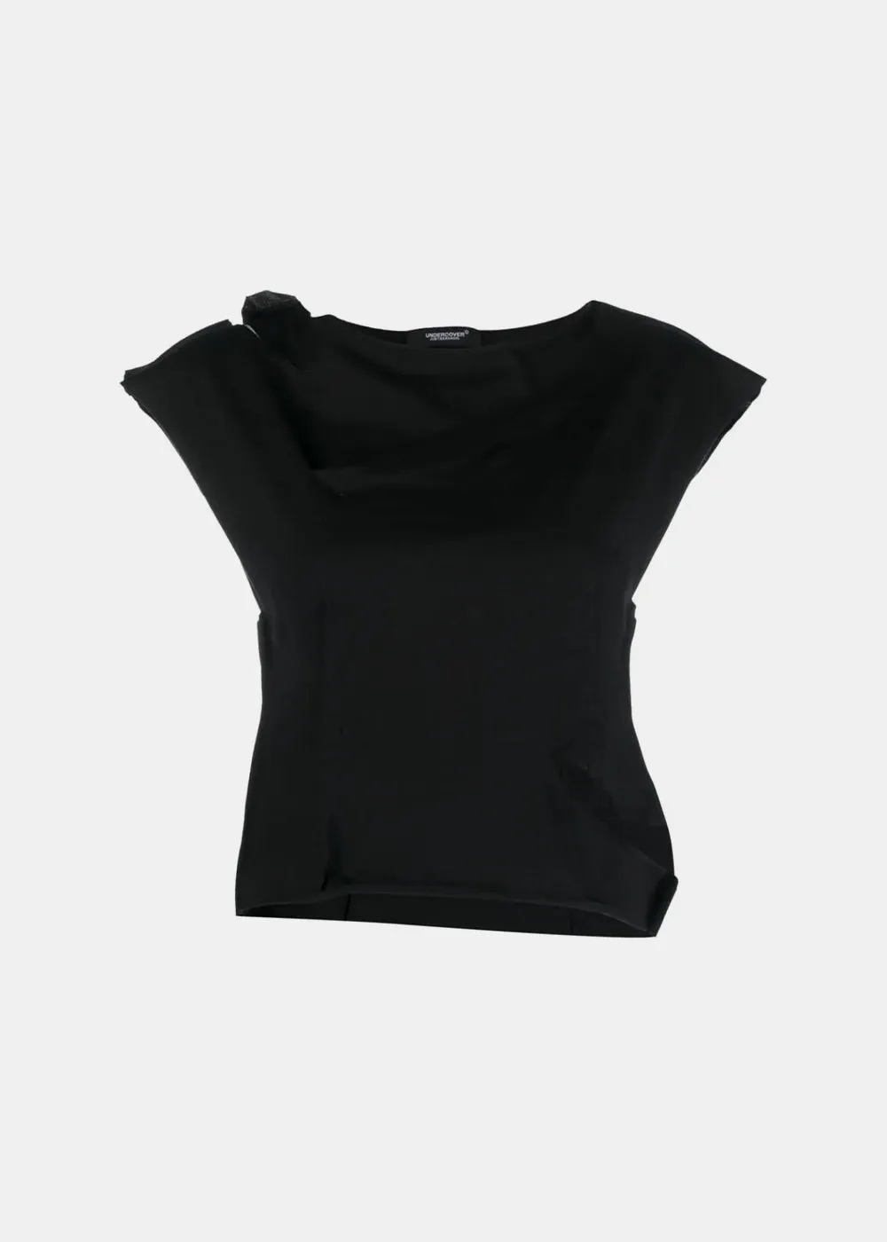 Black Cut-Out Tank Top