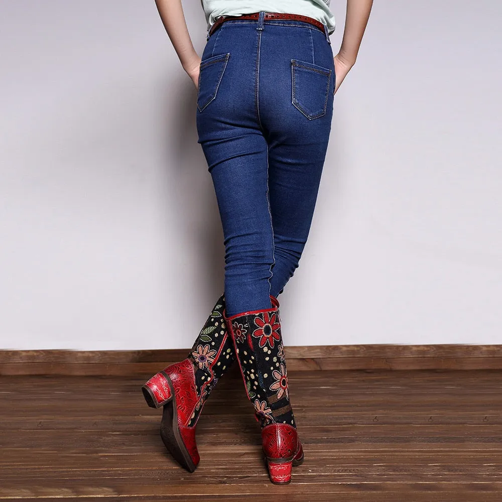 Bohemian Wellington Boots
