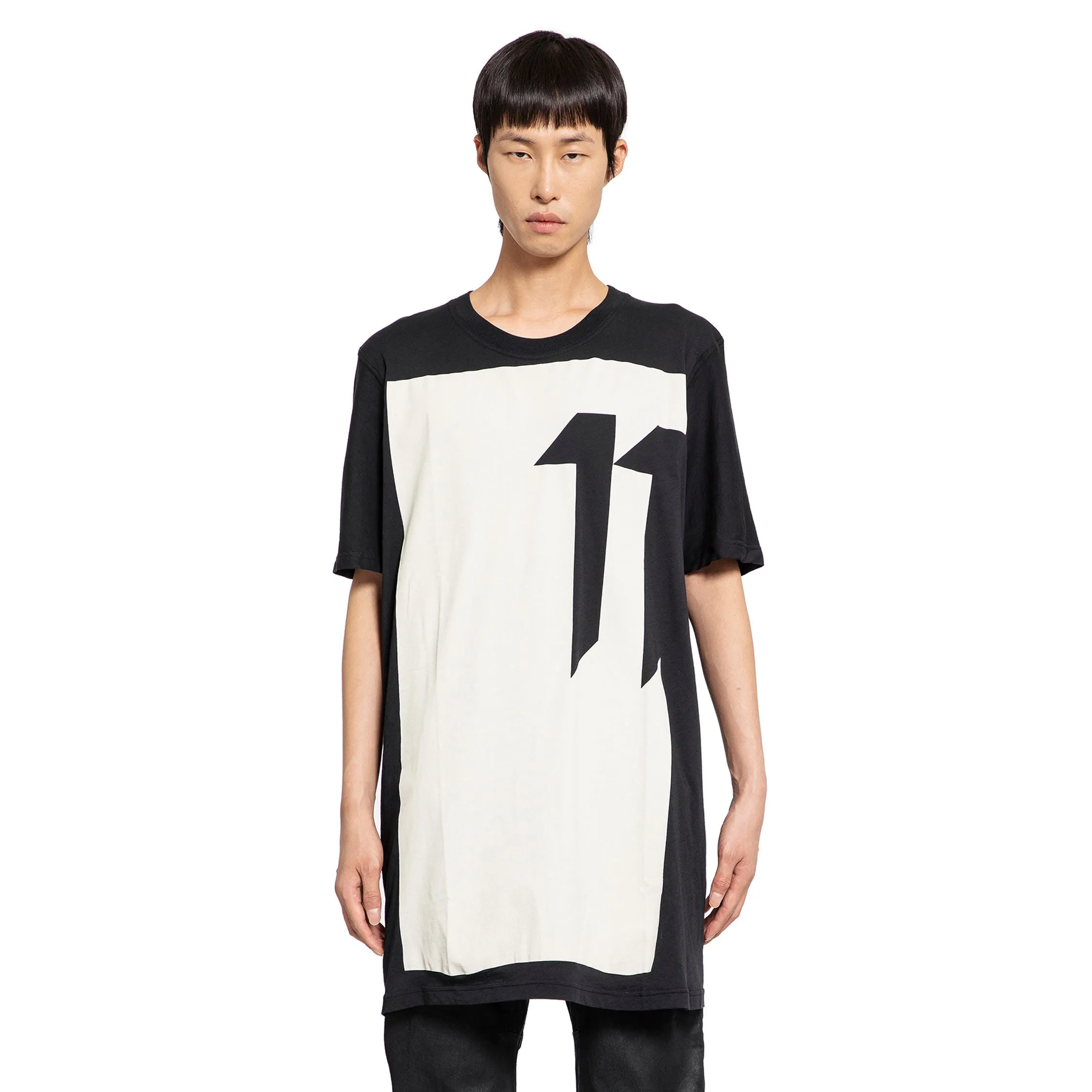 BORIS BIDJAN SABERI 11 MAN BLACK&WHITE T-SHIRTS & TANK TOPS
