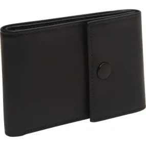 Bosca Nappa Vitello Mens Leather Snap Wallet