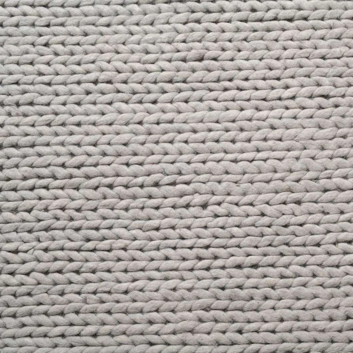 Charlotte Braided Wool Blend Rug - Large - Grey