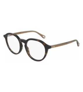 Chloe Women's Havana Round Optical Frame