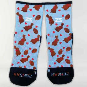 Chocolate Bunnies Socks (Mini-Crew)