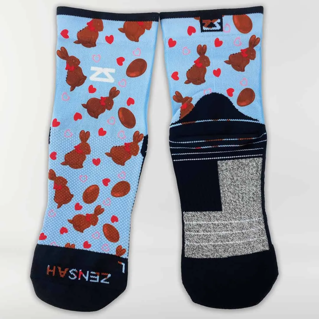 Chocolate Bunnies Socks (Mini-Crew)