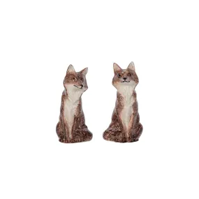 Clever Creatures Fox Salt and Pepper Set/2pc