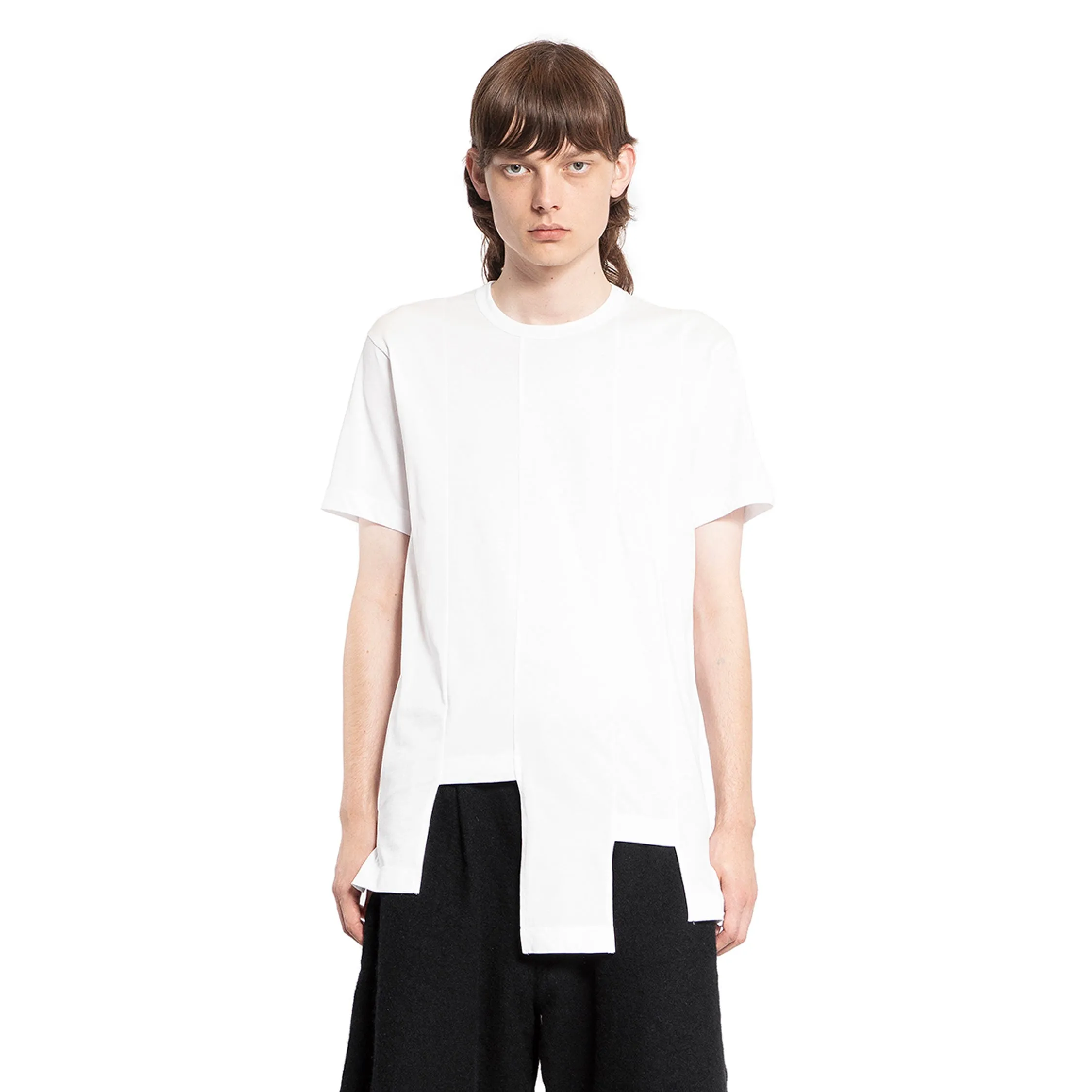 COMME DES GARCONS SHIRT MAN WHITE T-SHIRTS & TANK TOPS