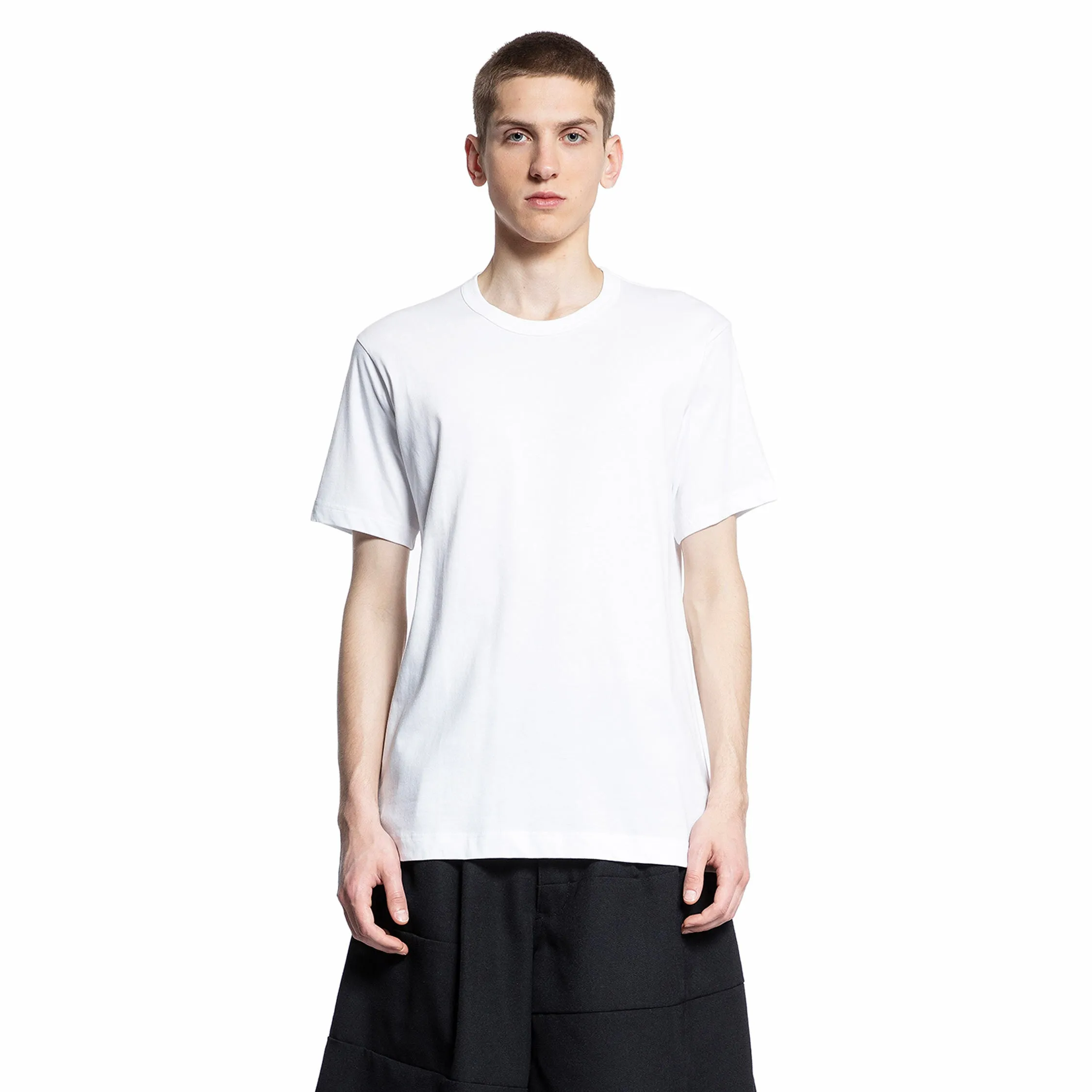COMME DES GARCONS SHIRT MAN WHITE T-SHIRTS & TANK TOPS