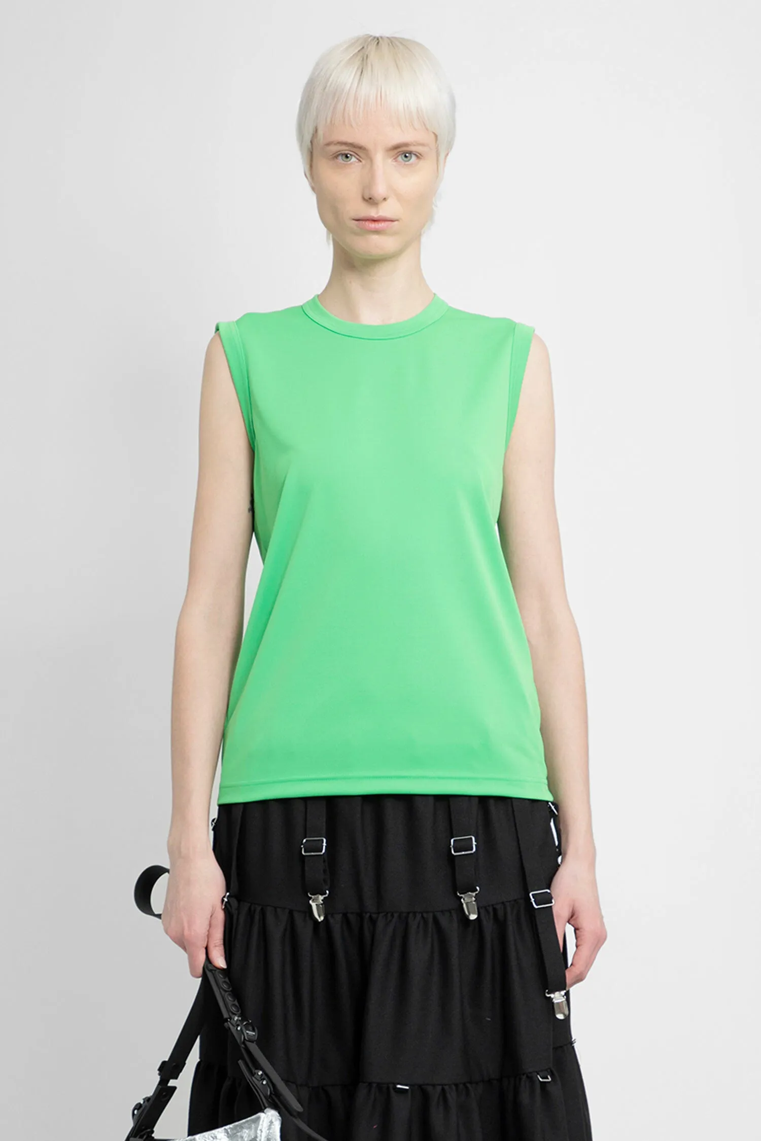 COMME DES GARCONS WOMAN GREEN T-SHIRTS & TANK TOPS