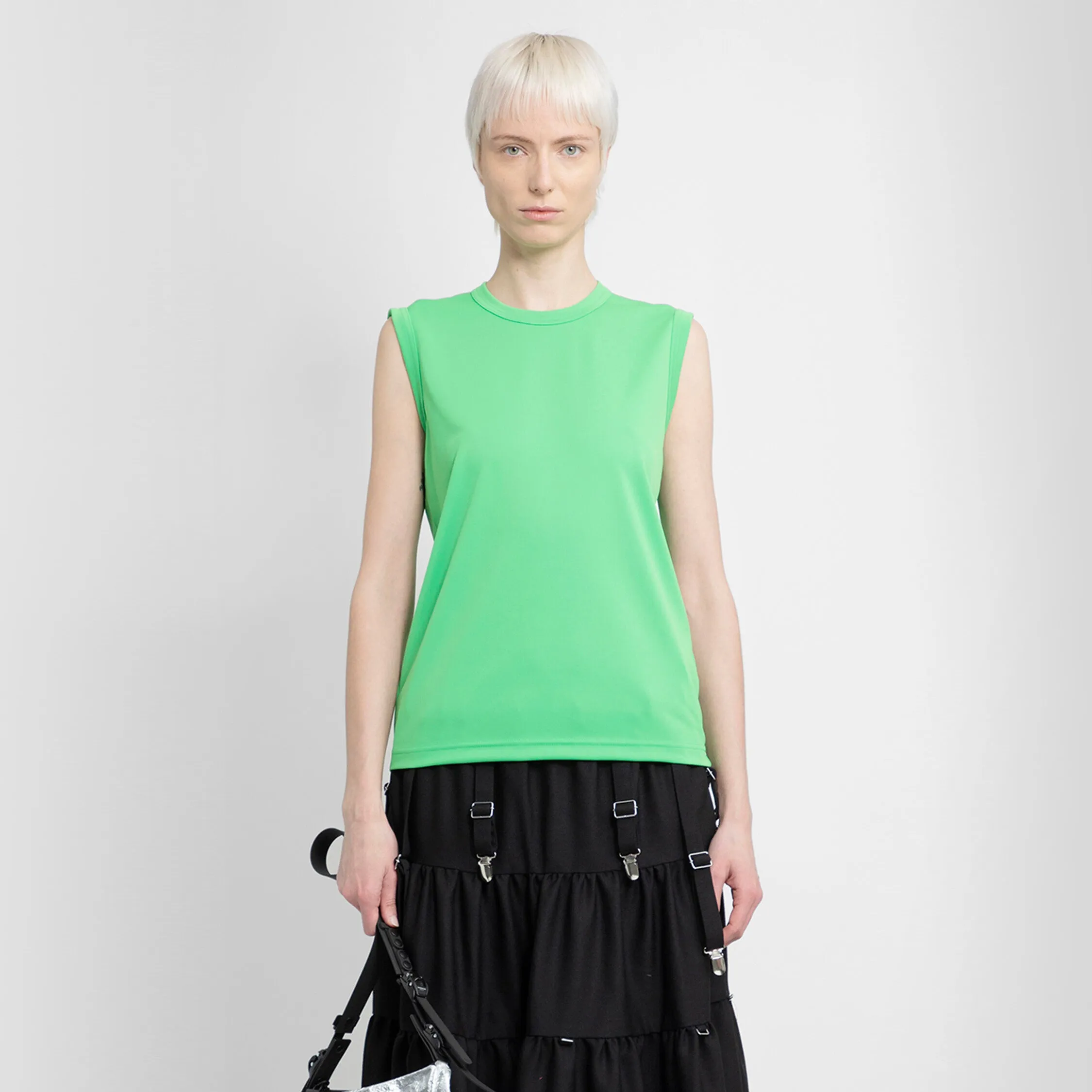 COMME DES GARCONS WOMAN GREEN T-SHIRTS & TANK TOPS