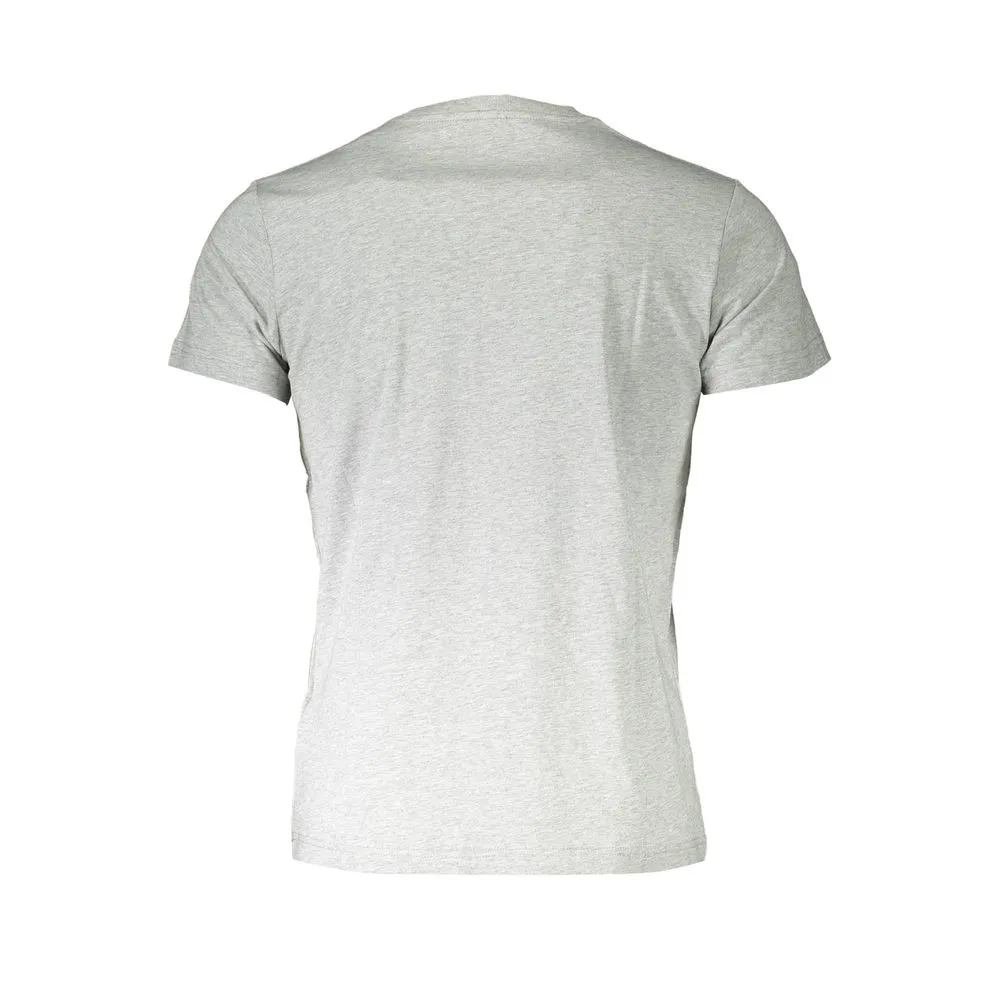 Diesel Gray Cotton Men Men's T-Shirt