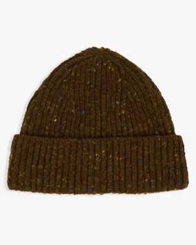 Donegal Yarns Wool Beanie - Moss