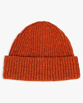 Donegal Yarns Wool Beanie - Orange
