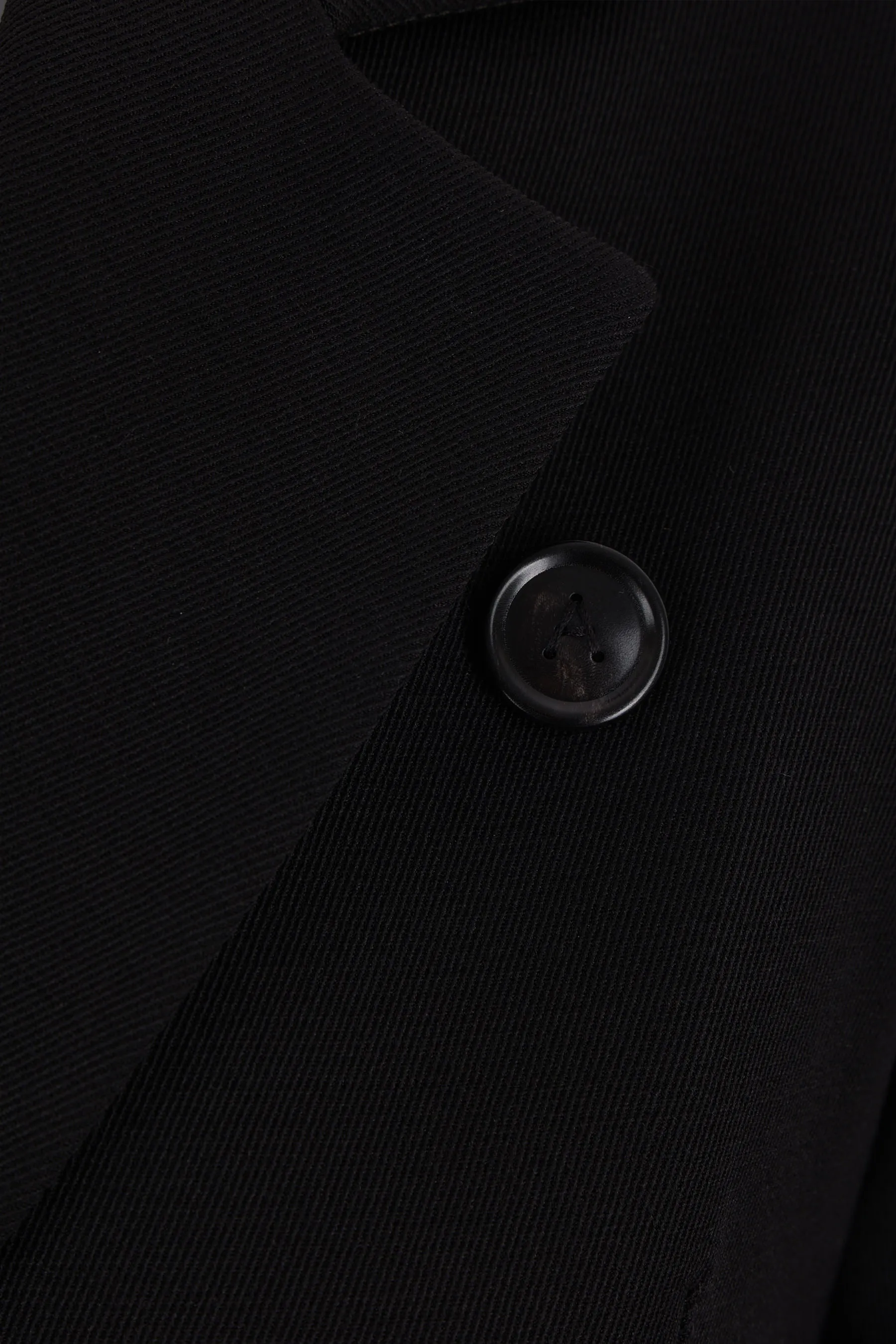 double-breasted gabardine jacket