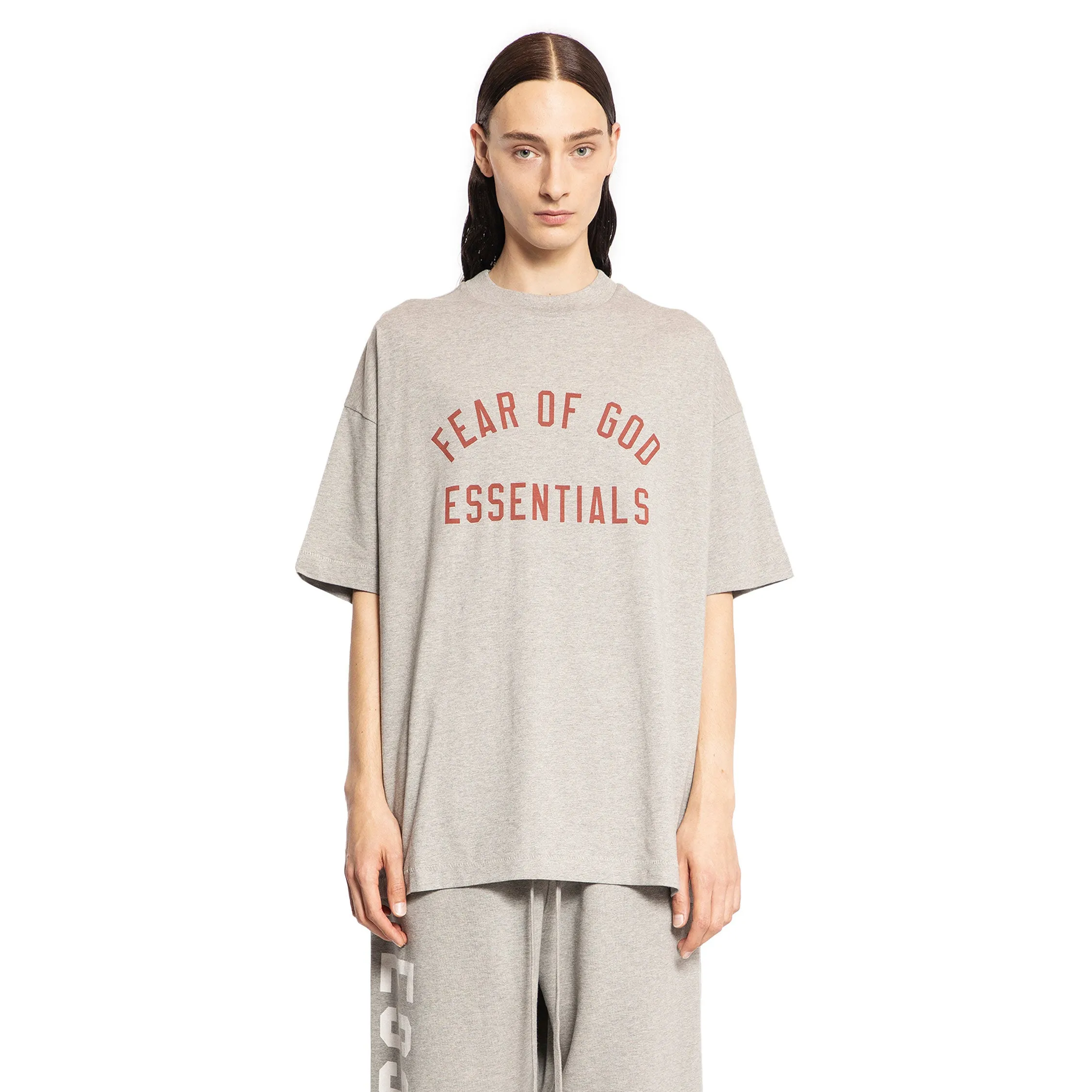 FEAR OF GOD MAN GREY T-SHIRTS & TANK TOPS