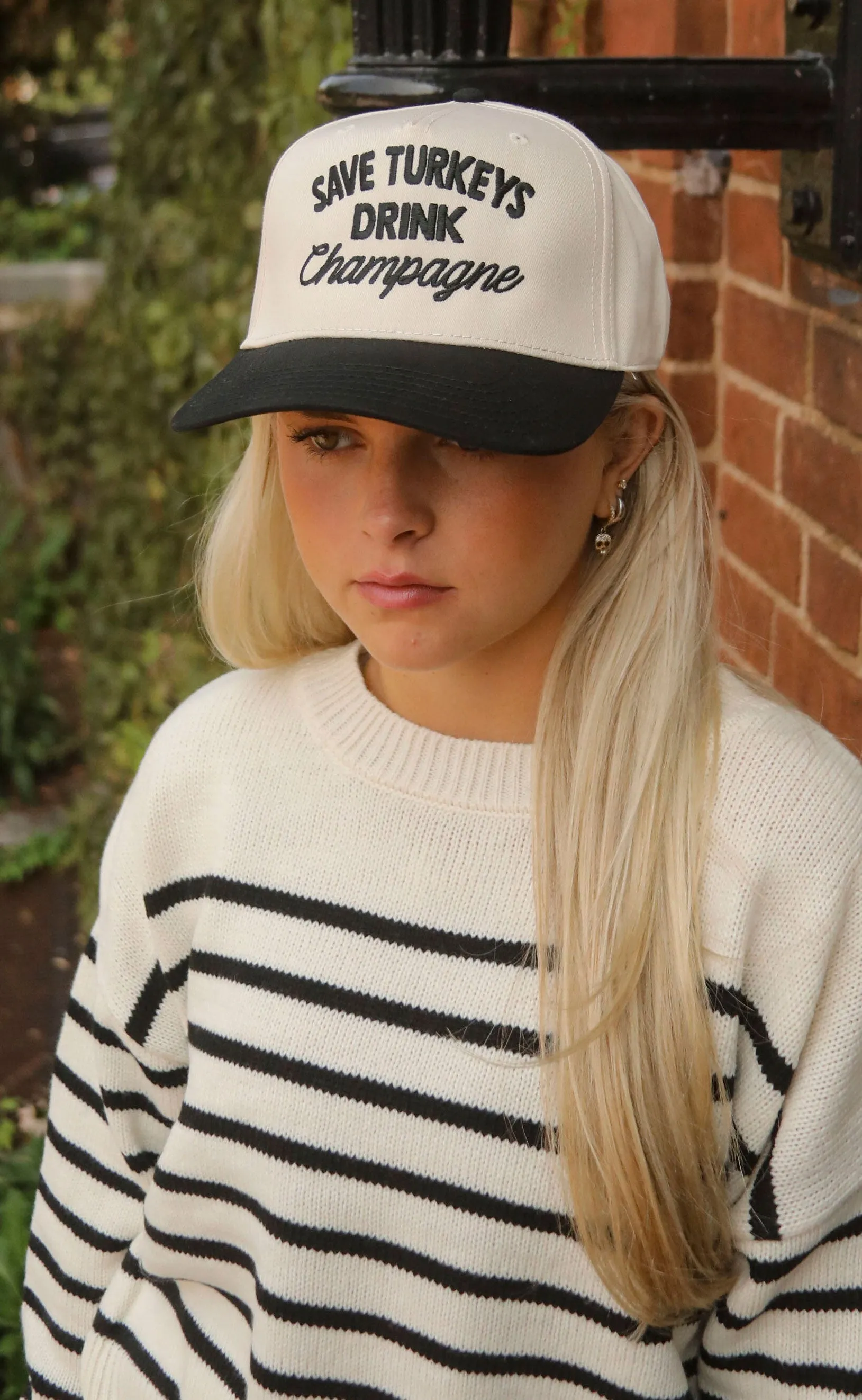 friday saturday: save turkeys trucker hat