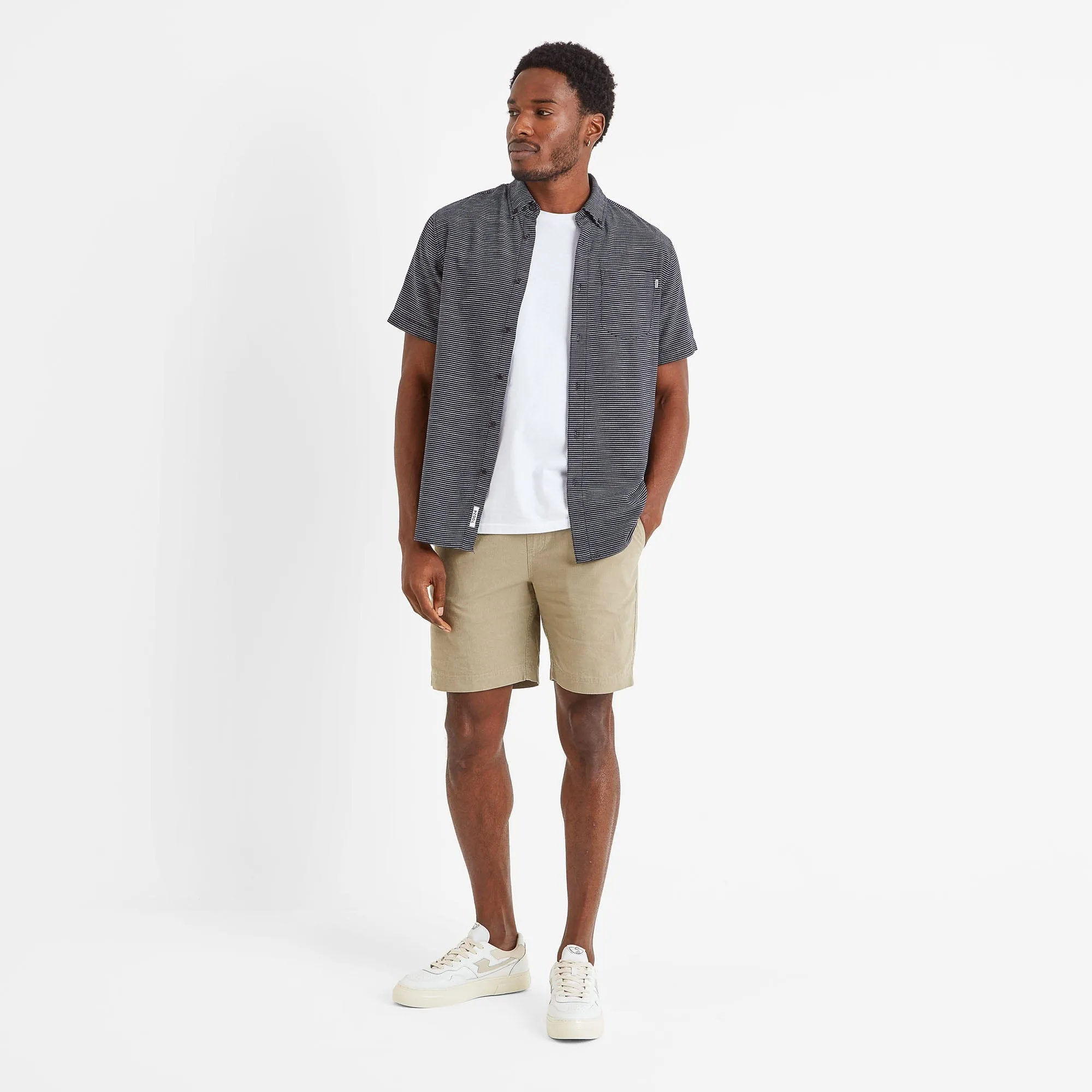 Greyson Mens Shirt - Dark Indigo Fleck