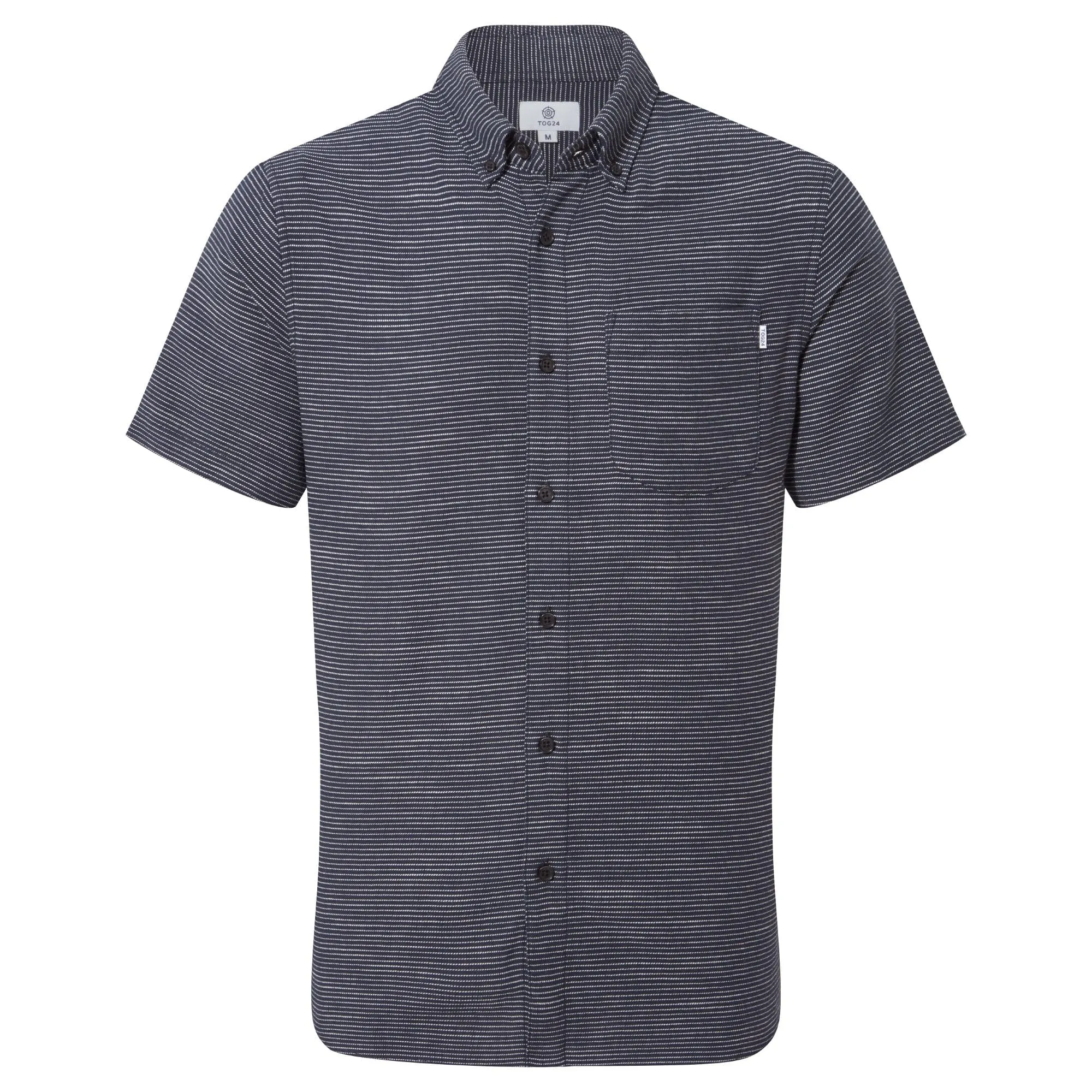 Greyson Mens Shirt - Dark Indigo Fleck