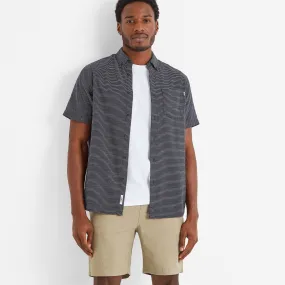 Greyson Mens Shirt - Dark Indigo Fleck