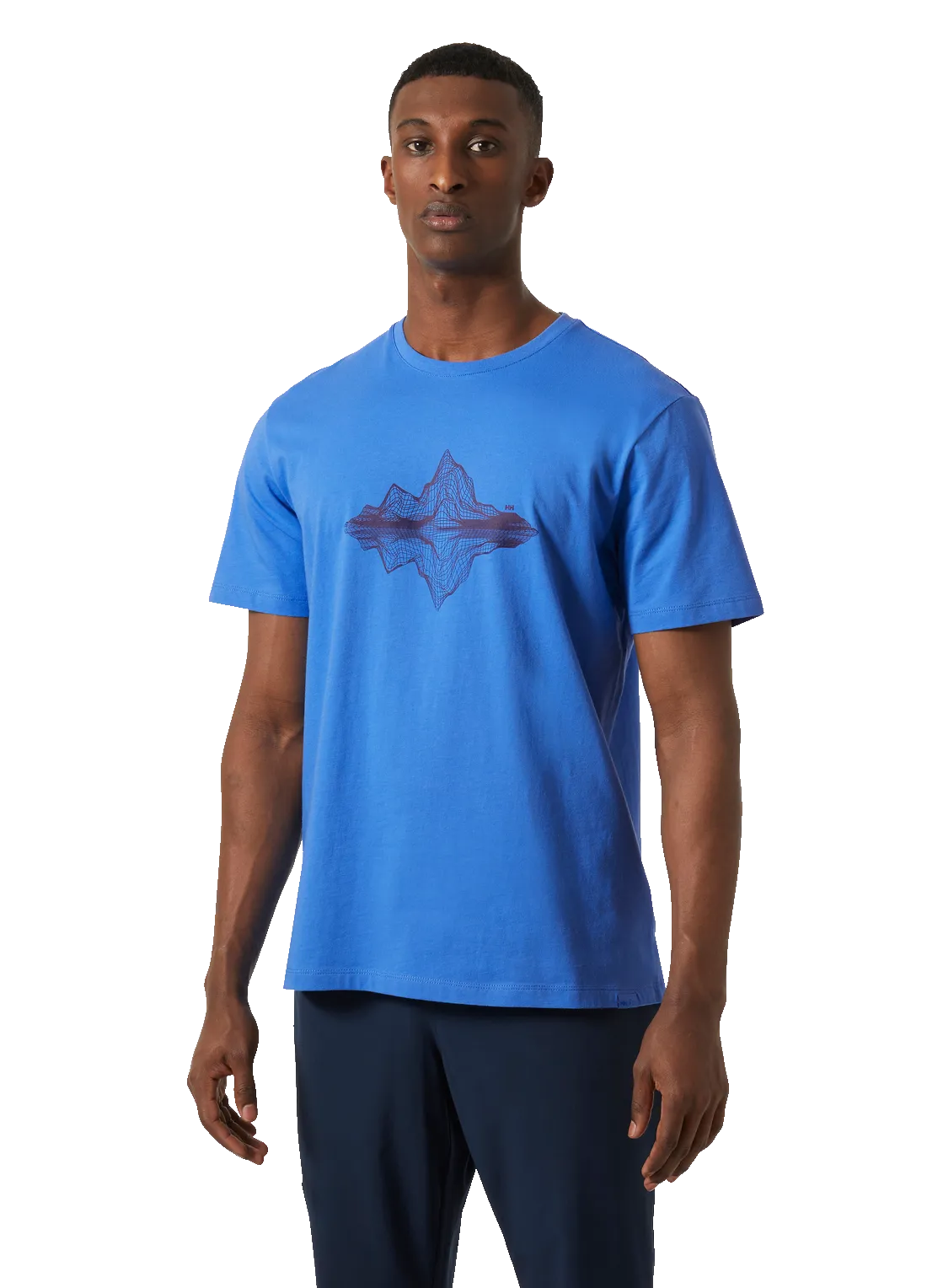Helly Hansen Men's F2F 2.0 Short Sleeve Organic Cotton Tee (Ultra Blue)