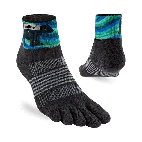 Injinji Trail Sock | Midweight | Mini-Crew | Aurora | Womens