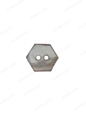 Iridescent Rainbow Color 2-Hole Natural Button
