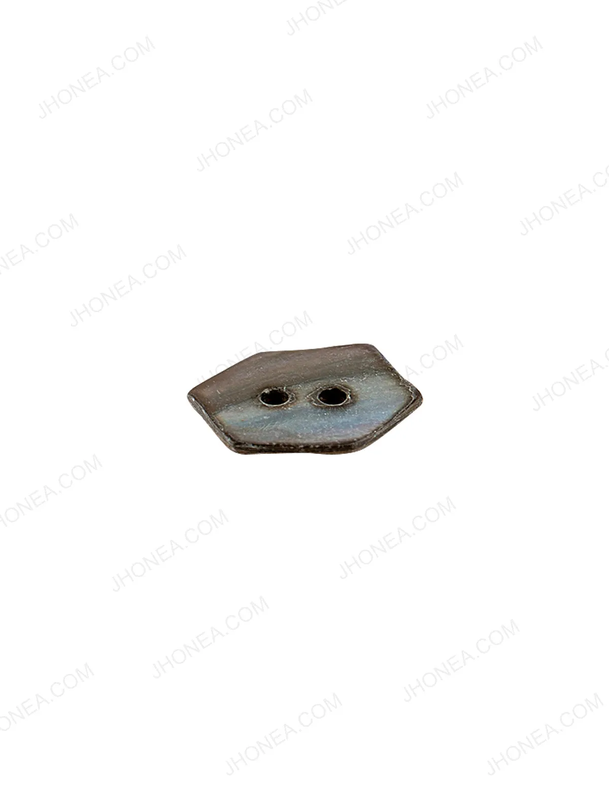 Iridescent Rainbow Color 2-Hole Natural Button