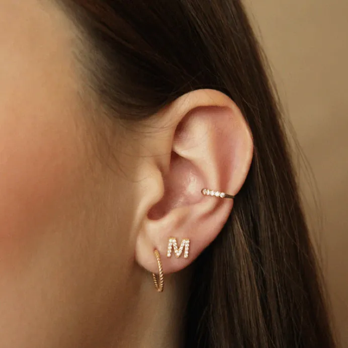 Lariat Huggies 14k Gold Filled by Mogano