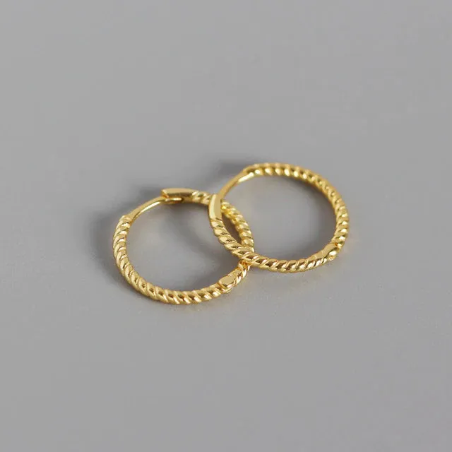 Lariat Huggies 14k Gold Filled by Mogano