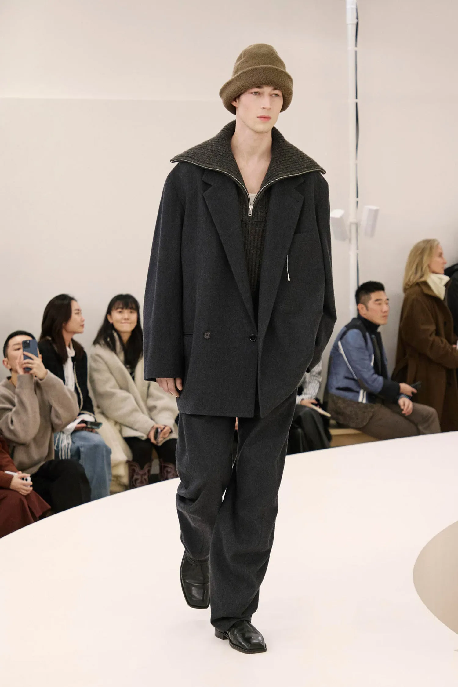 LEMAIRE MAN BLACK BLAZERS