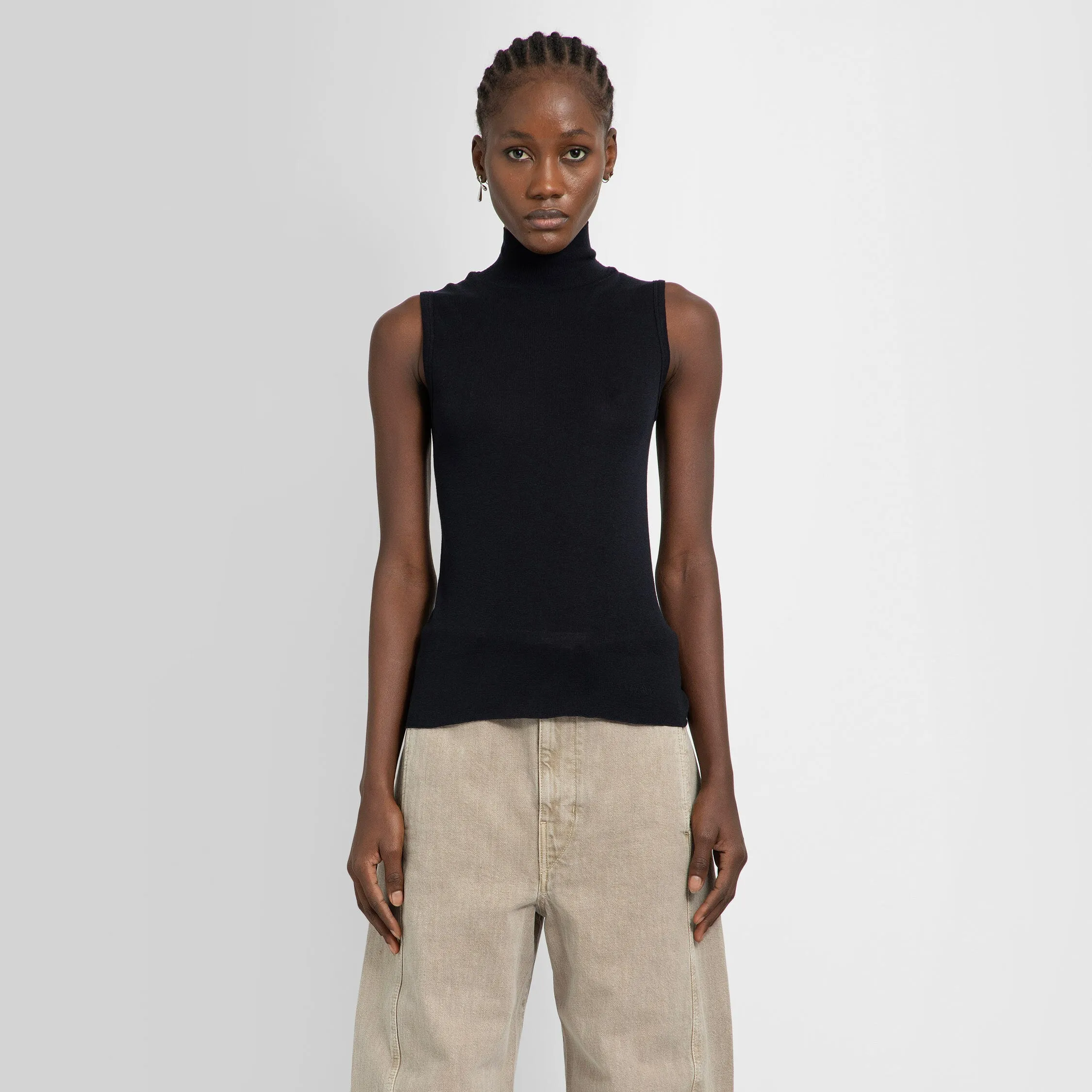 LEMAIRE WOMAN BLACK TOPS