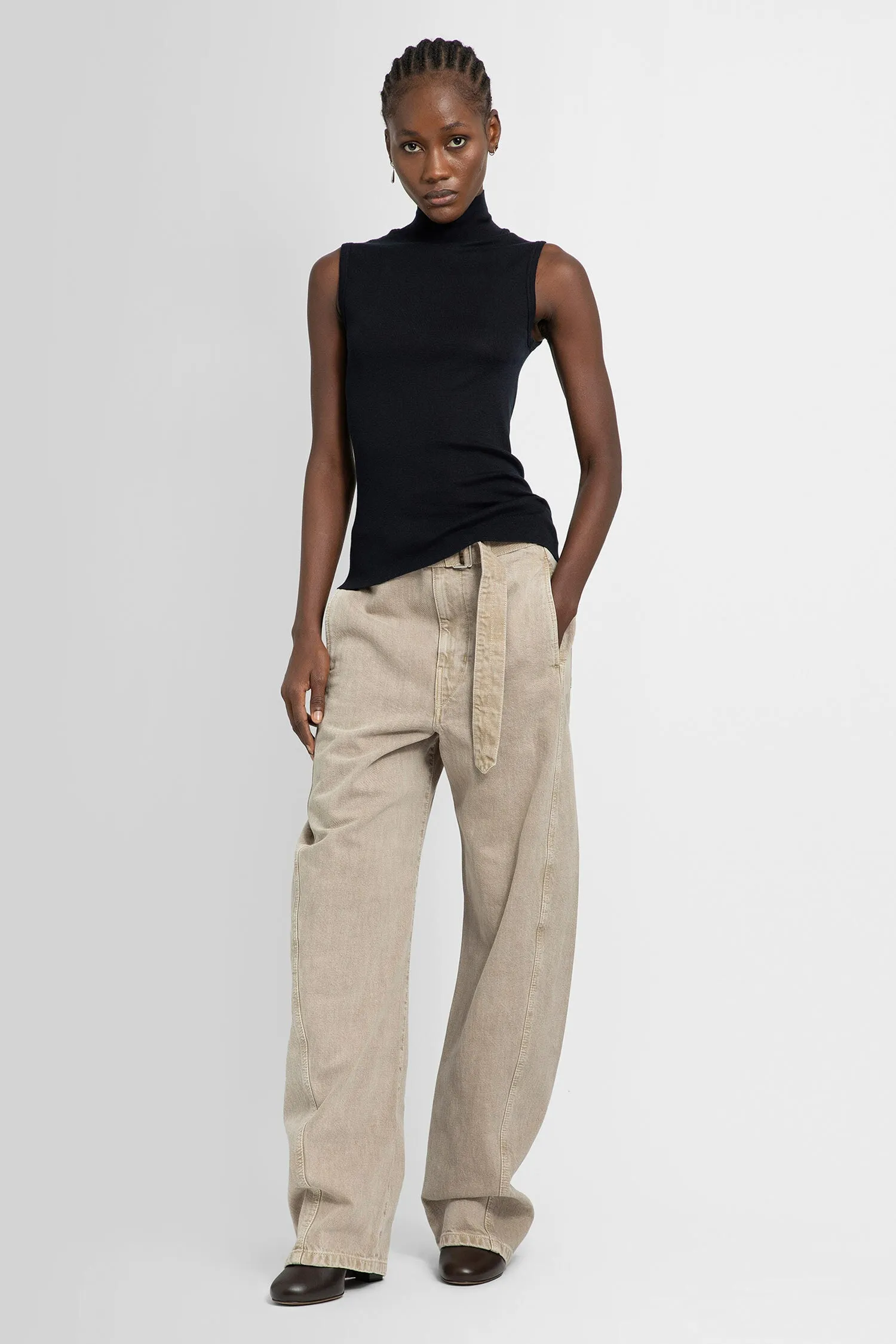 LEMAIRE WOMAN BLACK TOPS