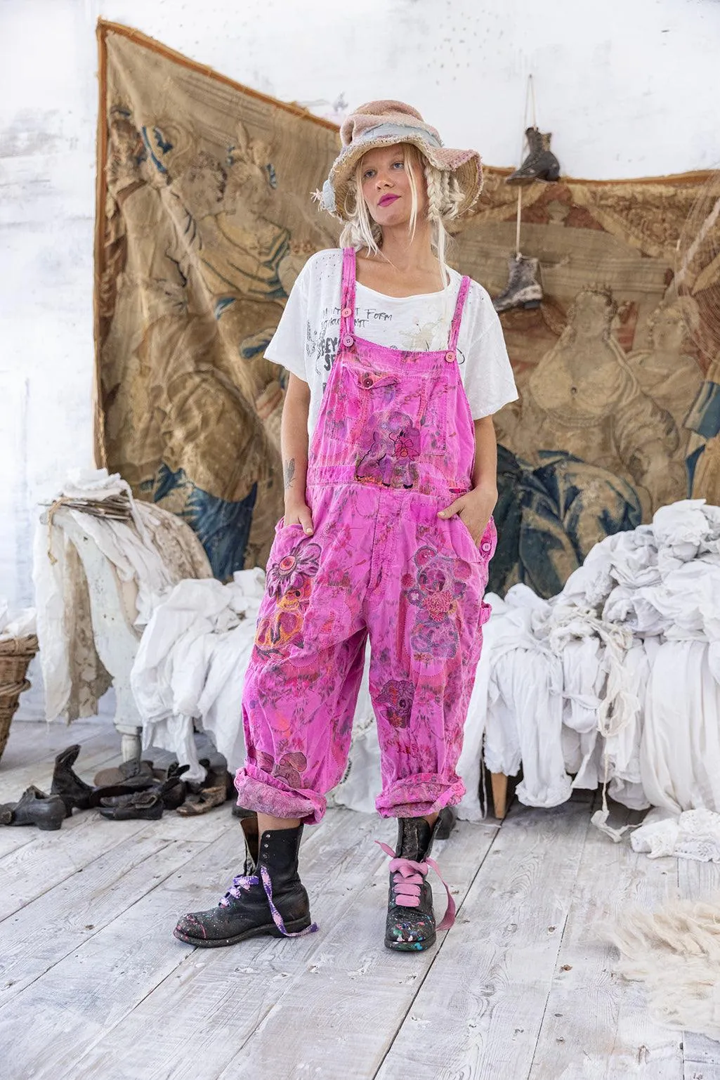 Lil' Friends Patchwork Overalls