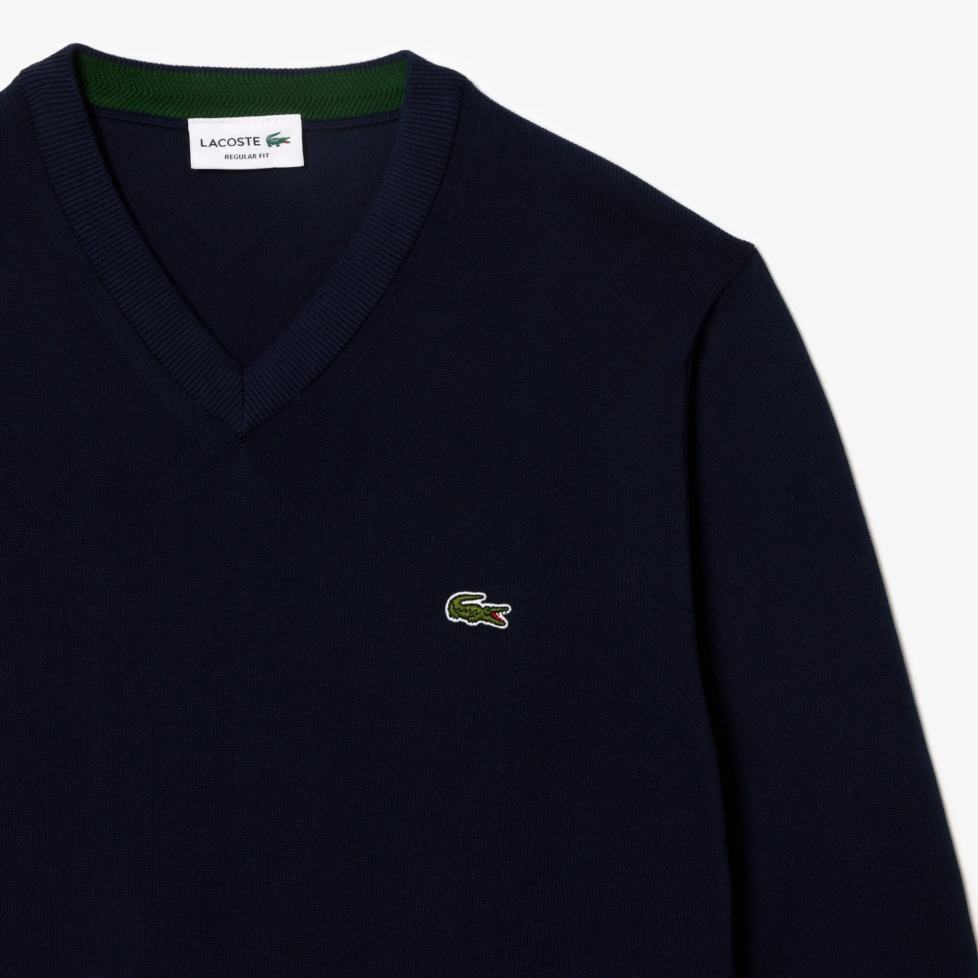 Men's V-neck Organic Cotton Sweater
